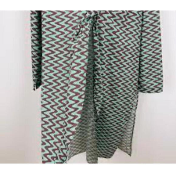 Zara The Lissie Shirt Bloggers Favorite Beach Resort Printed Cotton Medium NWT - Picture 4 of 5